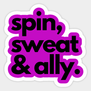 Will Spin for Ally Sticker